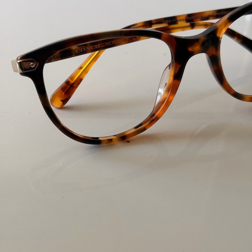 Coach Tortoise Shell Eyeglasses - Picture 2 of 4